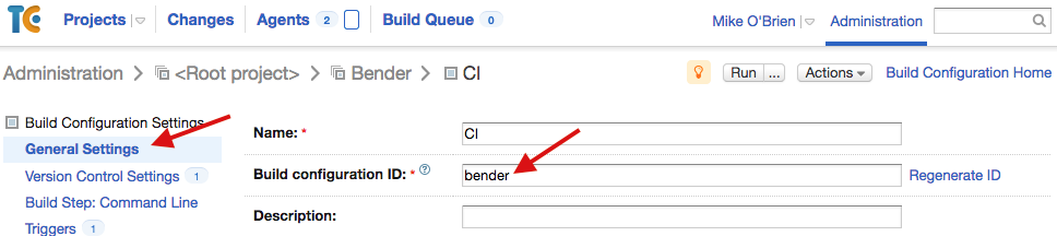 TeamCity Build Config Id